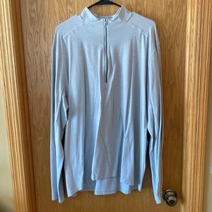 Lululemon Surge Warm 1/2 Zip Men’s XXL Light Grey gently used, great condition!